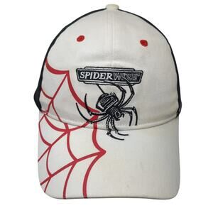Spider Wire Strapback Baseball Cap Multi One Size Adjustable Embroidered 6 Panel